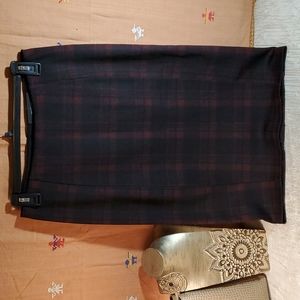 NWT Liverpool LA Plaid Pencil Skirt